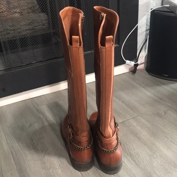 Marc Fisher “Alexis” Brown Leather Round Toe Boots size 9.5 - Picture 9 of 13